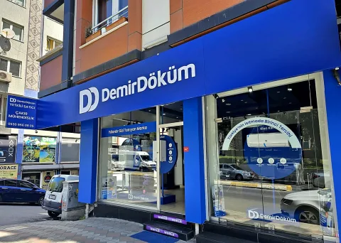 Çakır Mühendislik DemirDöküm showroom dış cephesi, Reşadiye Caddesi